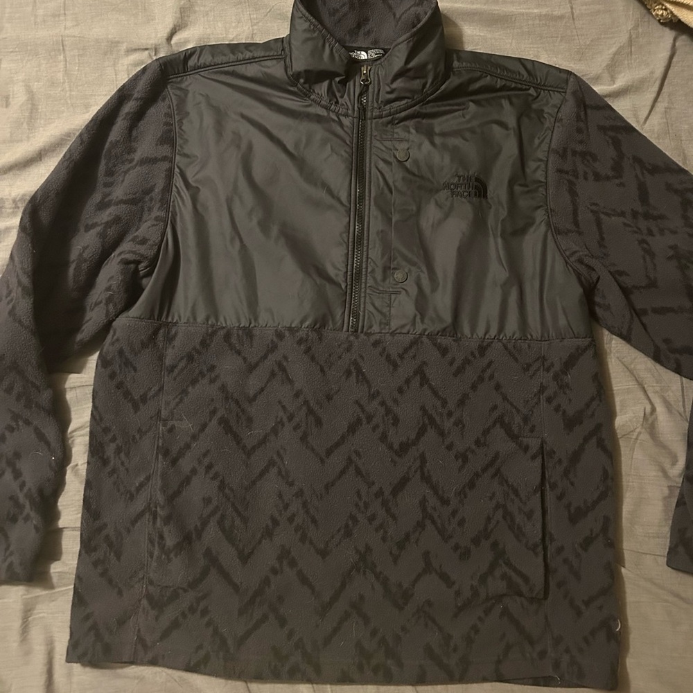 Northface Black Quarter Zip Fleece